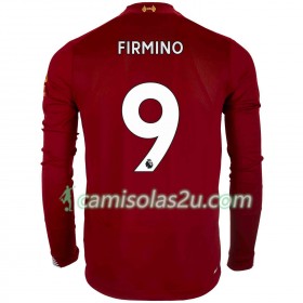 Camisolas de Futebol Liverpool Roberto Firmino 9 Equipamento Principal 2019/20 Manga Comprida